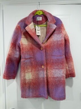 Zara Kids Multicolor Plaid Jacket